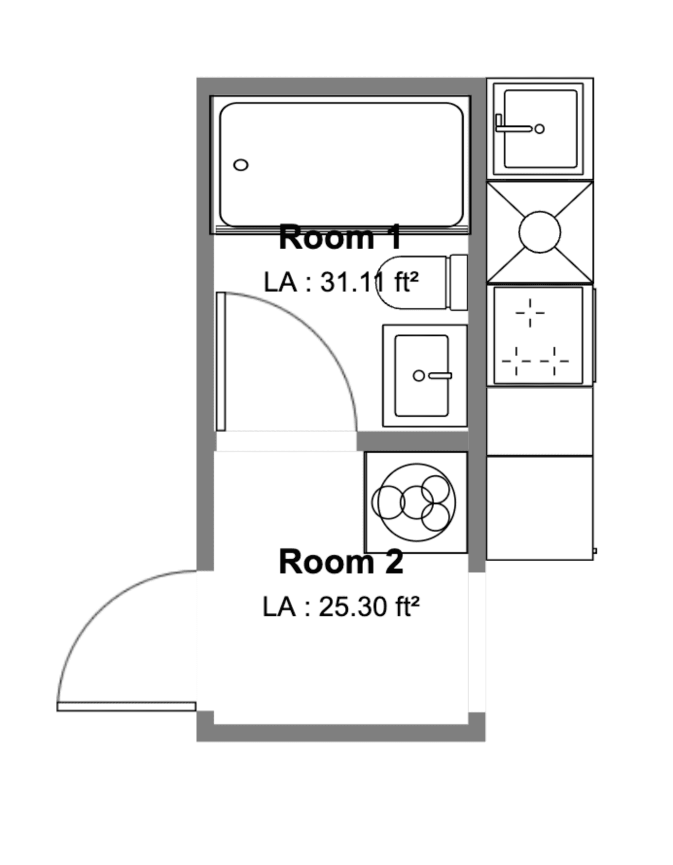 Module j1 floorplan